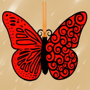 butterflies: 734