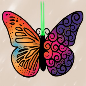 butterflies: 821